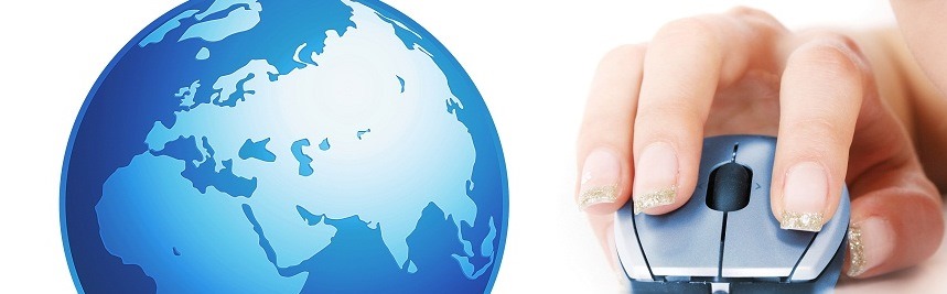 hand holding a computer mouse