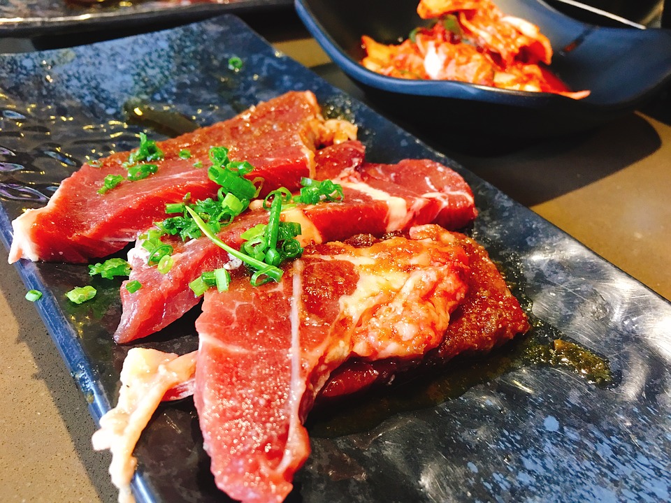 Red fresh meat