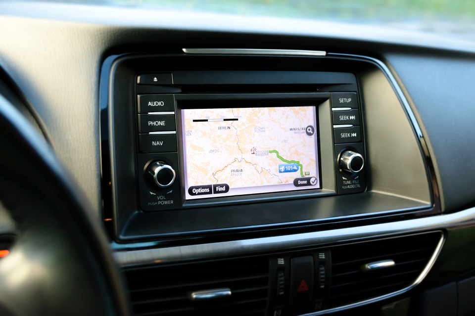 car dashboard GPS