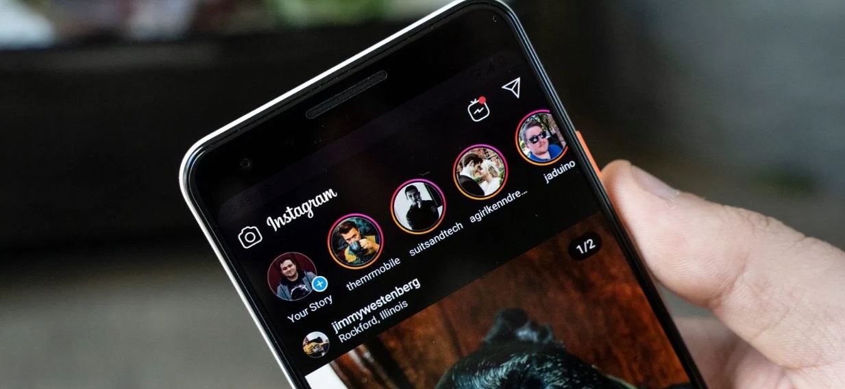 dark instagram theme